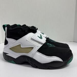 Nike Air Diamond Turf Emerald 2025 IB2240 001 Size 10.5 Football White Black